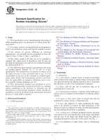 ASTM D120-22 Standard Specification for Rubber Insulating Gloves
