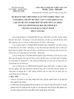 KẾ HOẠCH THỰC HIỆN KHÓA LUẬN TỐT NGHIỆP, THỰC TẬP CUỐI KHÓA, CHUYÊN ĐỀ THỰC TẬP VÀ VIẾT KHÓA LUẬN, CHUYÊN ĐỀ TỐT NGHIỆP ĐỐI VỚI SINH VIÊN CÁC KHÓA ĐÀO TẠO TRÌNH ĐỘ ĐẠI HỌC HỆ CHÍNH QUY CHUYÊN NGÀNH QUẢN TRỊ LỮ HÀNH ĐỢT 3 NĂM 2021