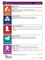 CHƯƠNG 12: MÔI TRƯỜNG TRẺ EM MẪU GIÁO TỪ 24-36 THÁNG TUỔI: TƯƠNG TÁC VỚI TRẺ