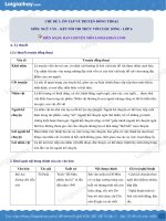 TRUYỆN ĐỒNG THOẠI - MỘT THỂ LOẠI VĂN XUÔI ĐIỂM CAO