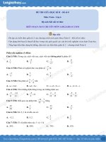 ĐỀ THI GIỮA HỌC KÌ II – ĐỀ SỐ 8 MÔN: TOÁN - LỚP 6 BỘ SÁCH KẾT NỐI TRI THỨC