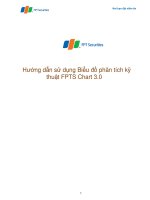 HƯỚNG DẪN SỬ DỤNG BIỂU ĐỒ PHÂN TÍCH KỸ THUẬT FPTS CHART 3 0
