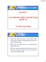 CÁC PHƯƠNG THỨC THANH TOÁN QUỐC TẾ