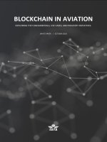 1 BLOCKCHAIN IN AVIATION WHITE PAPER  OCTOBER 2018