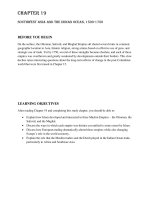 CHAPTER 19 SOUTHWEST ASIA AND THE INDIAN OCEAN, 1500-1750