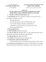 BÁO CÁO KẾT QUẢ KHẢO SÁT HÀI LÒNG NGƯỜI BỆNH NGOẠI TRÚ BỆNH VIỆN ĐA KHOA TỈNH PHÚ THỌ QUÝ II NĂM 2022