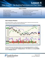 PAGE 1 OF 13 LESSON 4 CHART ANALYSIS – BAR-BUILDING TECHNIQUES AND CHART STYLES LEARNING TRADESTATION