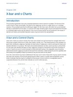 X-BAR AND S CONTROL CHARTS