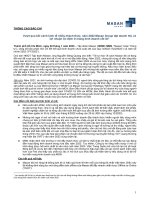 VƯỢT QUA BỐI CẢNH KINH TẾ NHIỀU THÁCH THỨC, NĂM 2022 MASAN GROUP ĐẠT DOANH THU VÀ LỢI NHUẬN ỔN ĐỊNH Ở MẢNG KINH DOANH CỐT LÕI