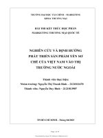 Nghiên Cứu Và Định Hướng Phát Triển Sản Phẩm Yến Sơ Chế Của Việt Nam Vào Thị Trường Nước Ngoài.pdf