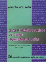 Phương trình vô định nghiệm nguyên   nguyễn hữu điển