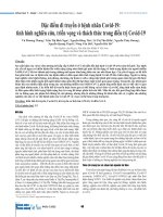 ĐẶC ĐIỂM DI TRUYỀN Ở BỆNH NHÂN COVID-19: TÌNH HÌNH NGHIÊN CỨU, TRIỂN VỌNG VÀ THÁCH THỨC TRONG ĐIỀU TRỊ COVID-19
