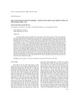 ĐÈN LED (LIGHT-EMITTING DIODE) - NGUỒN SÁNG NHÂN TẠO TRONG NUÔI CẤY MÔ TẾ BÀO THỰC VẬT