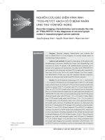 DESCRIBE IMAGING CHARACTERISTICS AND EVALUATE THE ROLE OF 18FDG-PETCT IN THE DIAGNOSIS OF CERVICAL LYMPH NODES IN NASOPHARYNGEAL CANCER PATIENTS