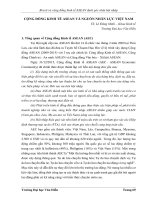 BREXIT VÀ CỘNG ĐỒNG KINH TẾ ASEAN DƯỚI GÓC NHÌN HỘI NHẬP