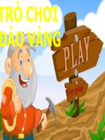 Trò chơi đào vàng ôn tập ck2 địa lí lớp 4