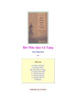 BÁT THỨC QUY CỦ TỤNG THÍCH THẮNG HOAN