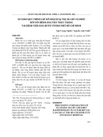 SO SÁNH QUY TRÌNH LẬP KẾ HOẠCH XẠ TRỊ 3D-CRT VÀ IMRT ĐỐI VỚI BỆNH UNG THƯ TRỰC TRÀNG TẠI BỆNH VIỆN UNG BƯỚU THÀNH PHỐ HỒ CHÍ MINH