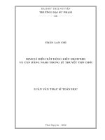 Định lý điểm bất động kiểu browder và cân bằng nash trong lý thuyết trò chơi 1