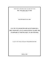 Luận Văn Ts Qtkd - Các Yếu Tố Ảnh Hưởng Đến Quyết Định Mua Tphc Tại Cm Ltk.pdf