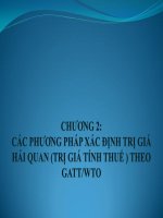 2  xác định trị giá hải quan của hàng hóa