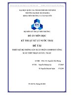 Thiết kế hệ thống sản xuất phân compost công suất tiếp nhận 10 tấn ngày