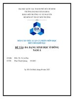 Đa dạng sinh học ở đông nam á