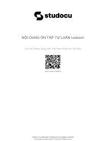 Tự luận lịch sử đảng