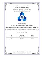 THIẾT KẾ HỆ THỐNG XỬ LÝ HỖN HỢP KHÍ THẢI Ô NHIỄM BỤI VÀ HƠI DUNG MÔI PHÁT SINH TỪ PHÂN XƯỞNG SẢN XUẤT SƠN