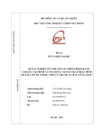 Nghiên cứu và truyền tải thông điệp quảng cáo qua tạo hình và ứng dụng vào sản xuất hoạt hình quảng cáo 3D: