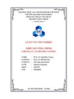 Thiết kế công trình chung cư an dương vương