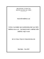 Nâng cao hiệu quả kinh doanh tại viễn thông gia lai   tập đoàn bưu chính viễn thông việt nam