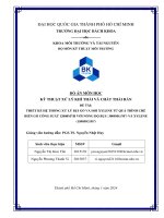 Thiết kế hệ thống xử lý bụi gỗ và hơi xylene từ quá trình chế biến gỗ công suất 12000m3h