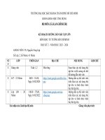 Kế hoạch hướng dẫn bài tập lớn hk2 2023 2024