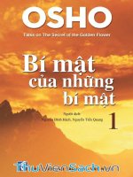 OSHO  Bí Mật Của Những Bí Mật  T1