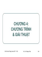 Bài giảng tin học đại cương chương 4   lê thị ngọc thảo