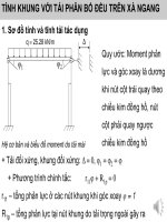 Vd 06 xac dinh noi luc khung voi tai phan bo deu tren xa ngang
