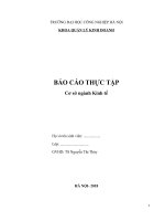 Báo cáo thực tập cơ sở ngành kinh tế  công tác tổ chức quản lý của công ty cổ phần thương mại xuất nhập khẩu vnt