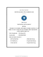 Tiểu luận thị trường chứng khoán đề tài tìm hiểu về cổ phiếu, phân biệt cổ phiếu thường và cổphiếu ưu đãi và một số loại cổ phiếu trên thị trường chứng khoán hiện nay