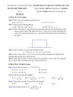 De giua hoc ky 2 toan 10 nam 2023 2024 truong thpt binh chieu tp hcm