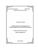 Luận văn thạc sĩ Luật học: Chế định miễn trách nhiệm hình sự theo quy định của Bộ luật Hình sự năm 2015