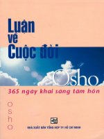 OSHO  Luận Về Cuộc Đời  365 Ngày khai sáng tâm hồn