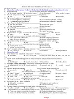 Tuyeen tập trắc nghiêm lần 1