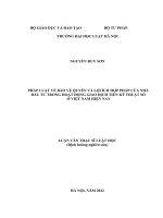 Luận văn thạc sĩ Luật học: Pháp luật về bảo vệ quyền và lợi ích hợp pháp của nhà đầu tư trong hoạt động giao dịch tiền kỹ thuật số ở Việt Nam hiện nay
