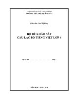 11 đề khảo sát tv của thùy