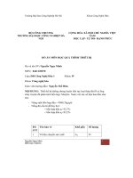 Metylic nuoc   đĩa lỗ có kênh chảy truyền