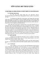 Tiểu Luận - Văn Hóa Ẩm Thực Thế Giới - Đề Tài - Văn Hóa Ẩm Thực Do Thái Giáo .Ảnh Hưởng Của Do Thái Giáo  Và Văn Hóa Ẩm Thực Do Thái Giáo  Tới Việt Nam