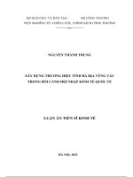 Luận văn kinh tế xây dựng thượng hiệu tỉnh bà rịa vũng tàu trong bối cảnh hội nhập kinh tế quốc tế