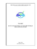 Bài giảng an toàn lpg 2023