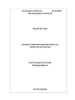 Luận văn thạc sĩ Luật học: Bảo hộ tác phẩm phái sinh theo pháp luật sở hữu trí tuệ Việt Nam